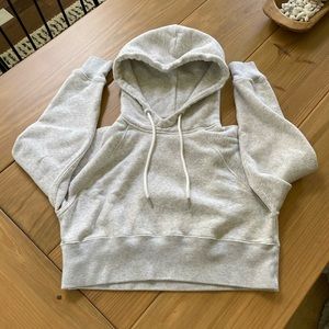 Abercrombie & Fitch SoftAF Cropped Popover Hoodie, XS